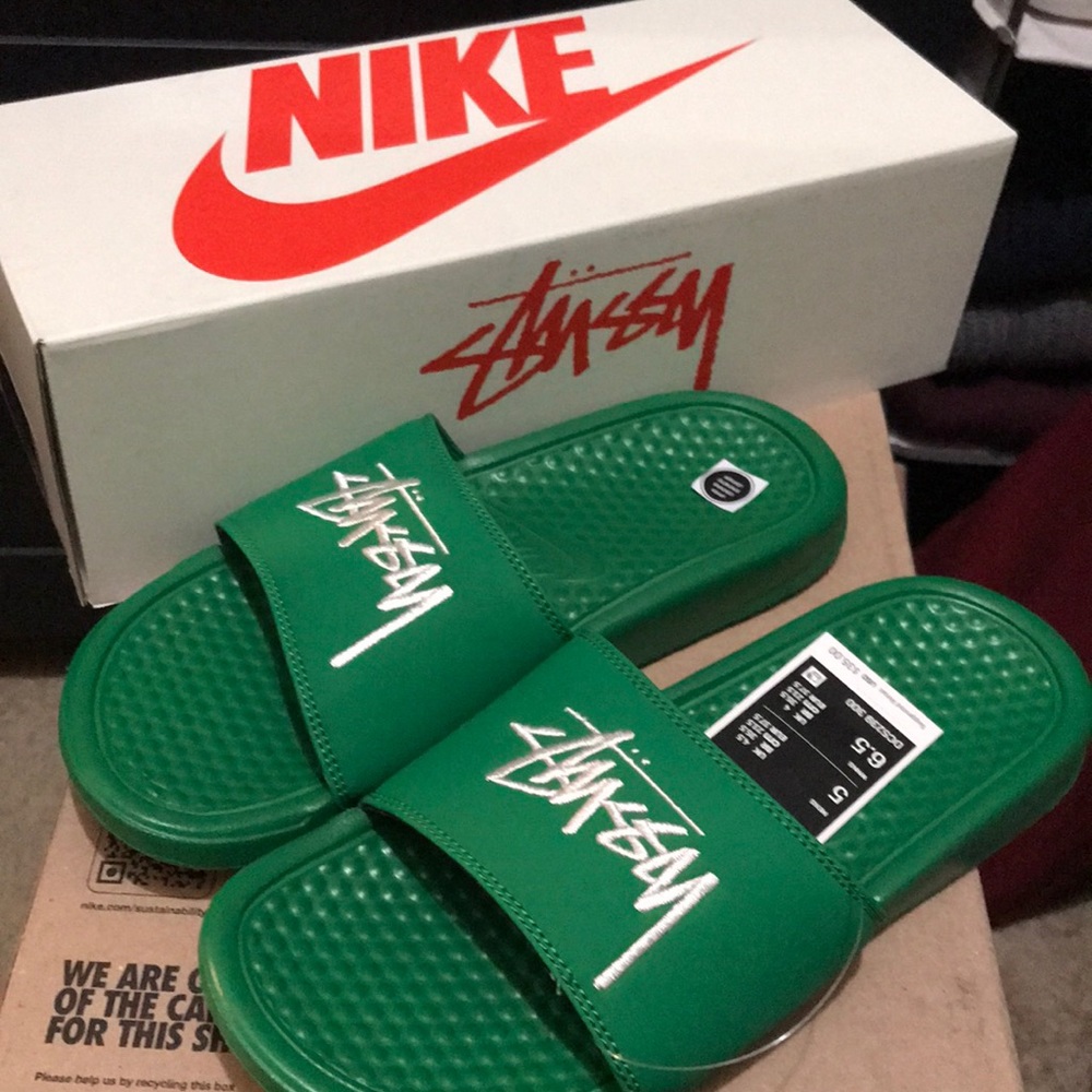Nike x Stussy Benassi Slides